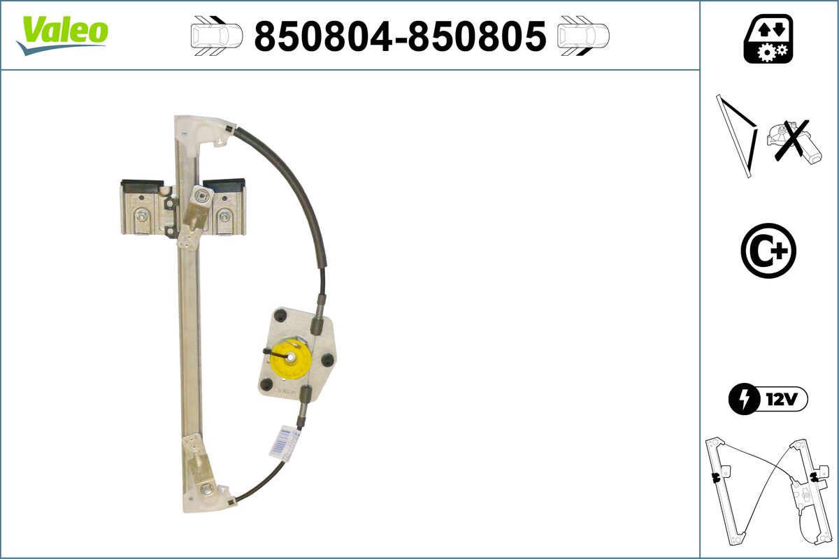 Window Regulator - 850804 VALEO